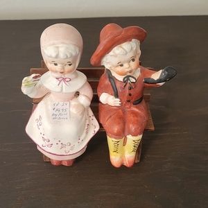 Vintage salt and pepper shakers